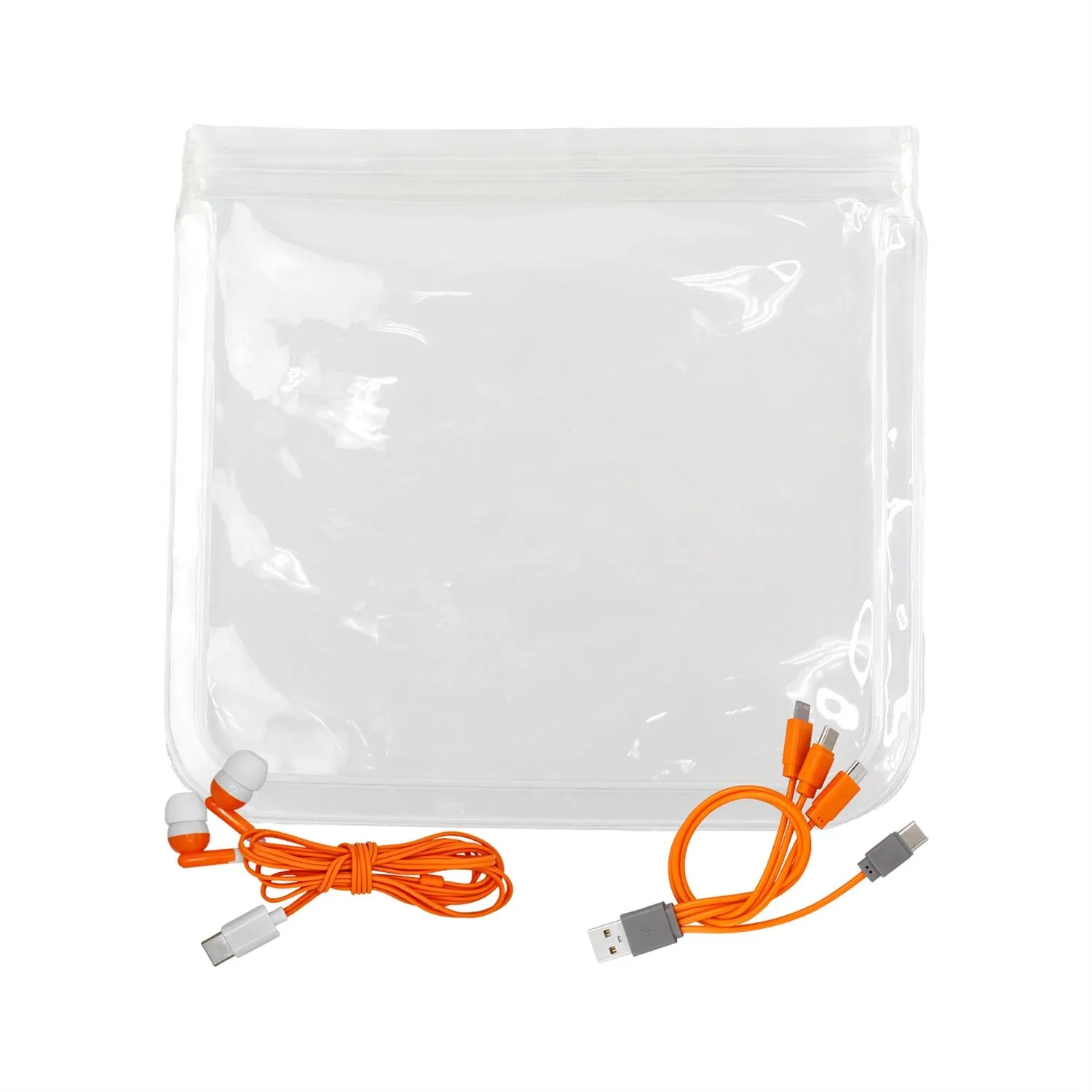 Clear Cable & Ear Bud Set 3