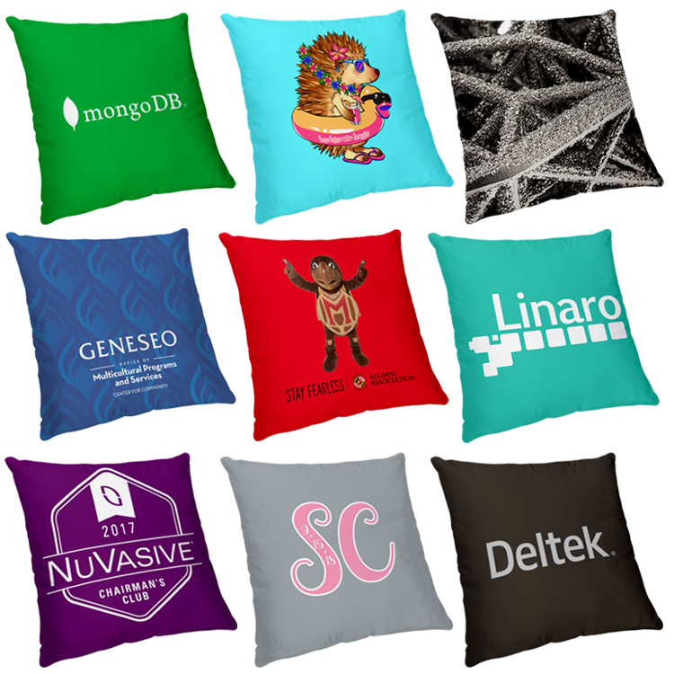 12" x 12" Sublimated Polyester Small Throw Pillow 8
