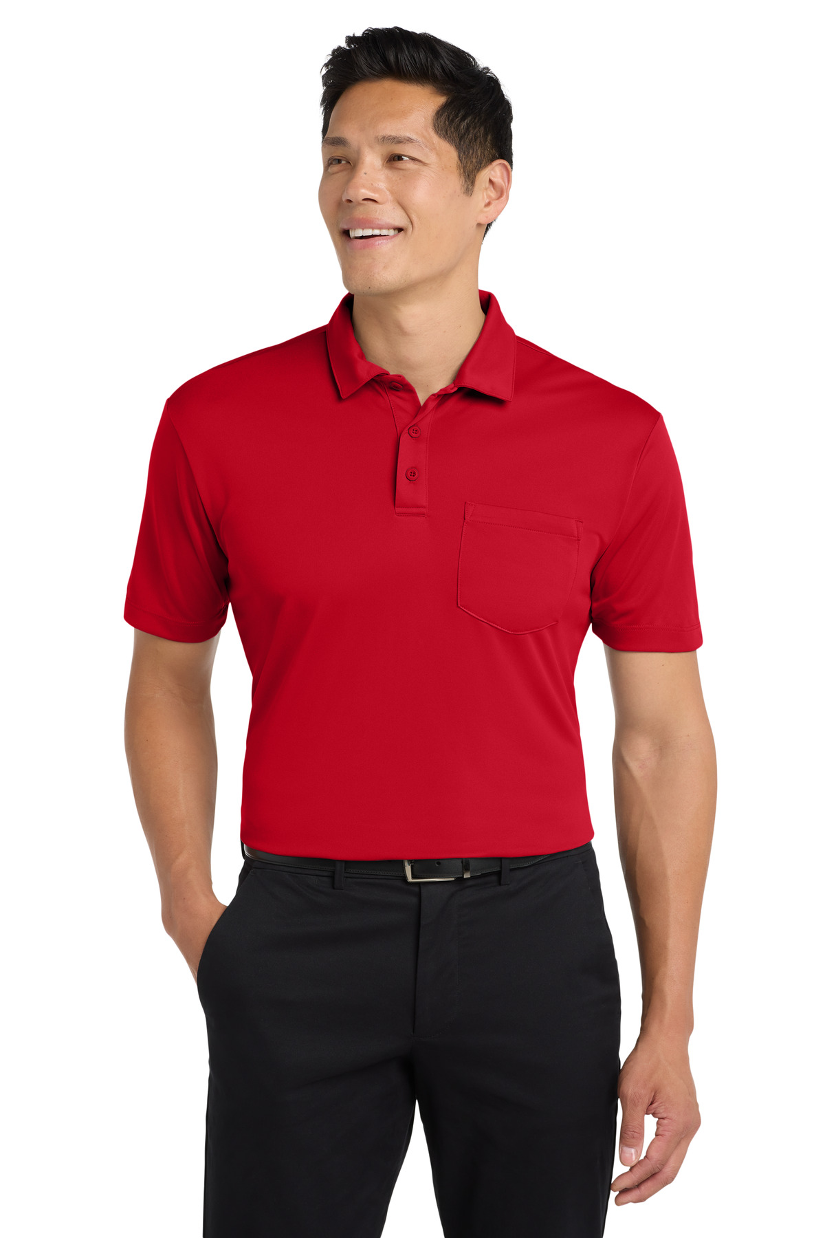 Port Authority Silk Touch Performance Pocket Polo. K540P 39