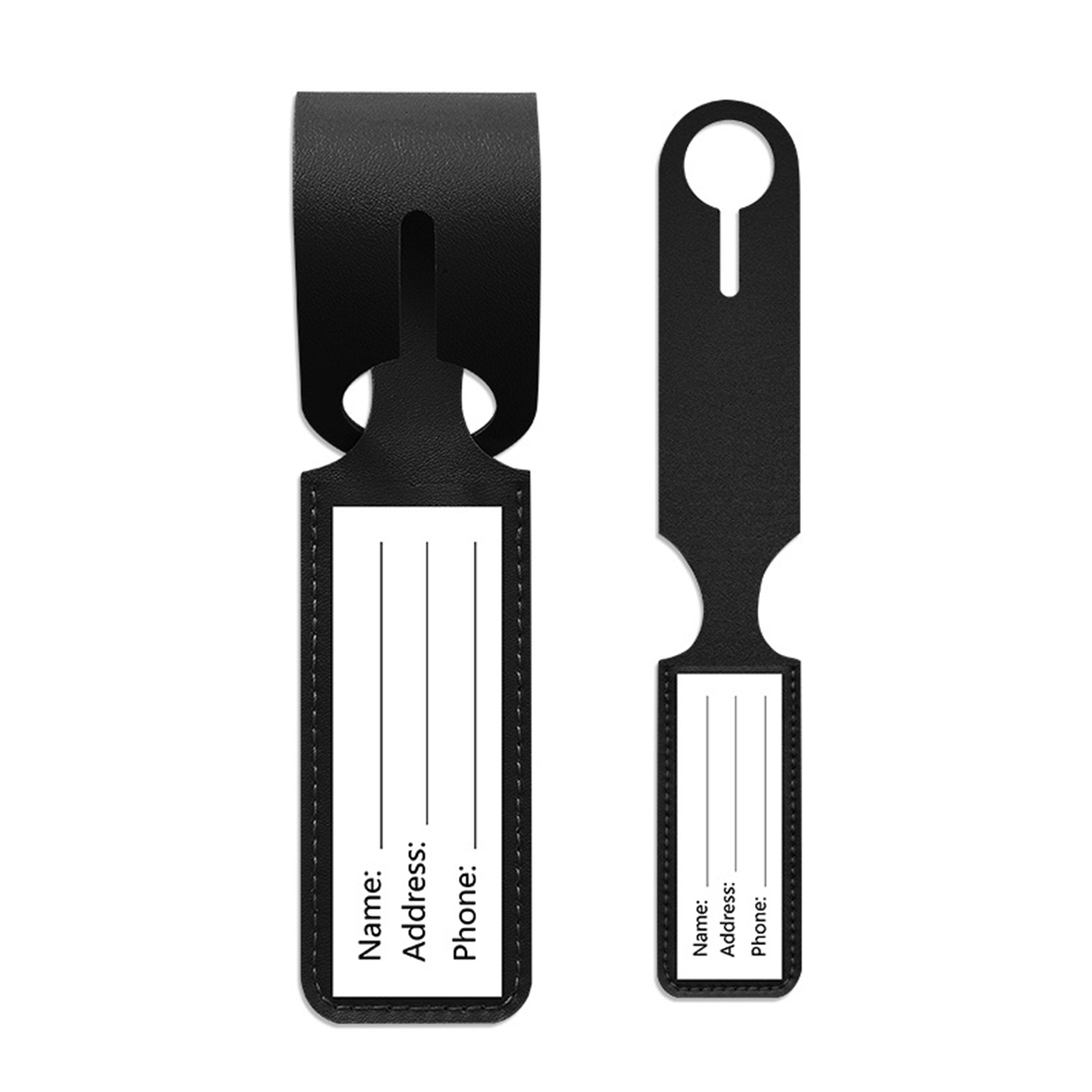 PU Leather Luggage Tag 3