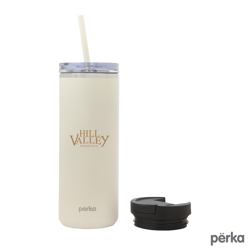 Perka® Trent 18 oz. Double Wall, Stainless Steel Hot/Cold Tumbler 18