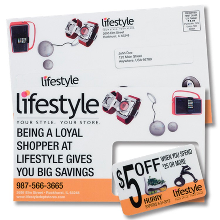 Mail Card with Coupon/ Membership Card 2