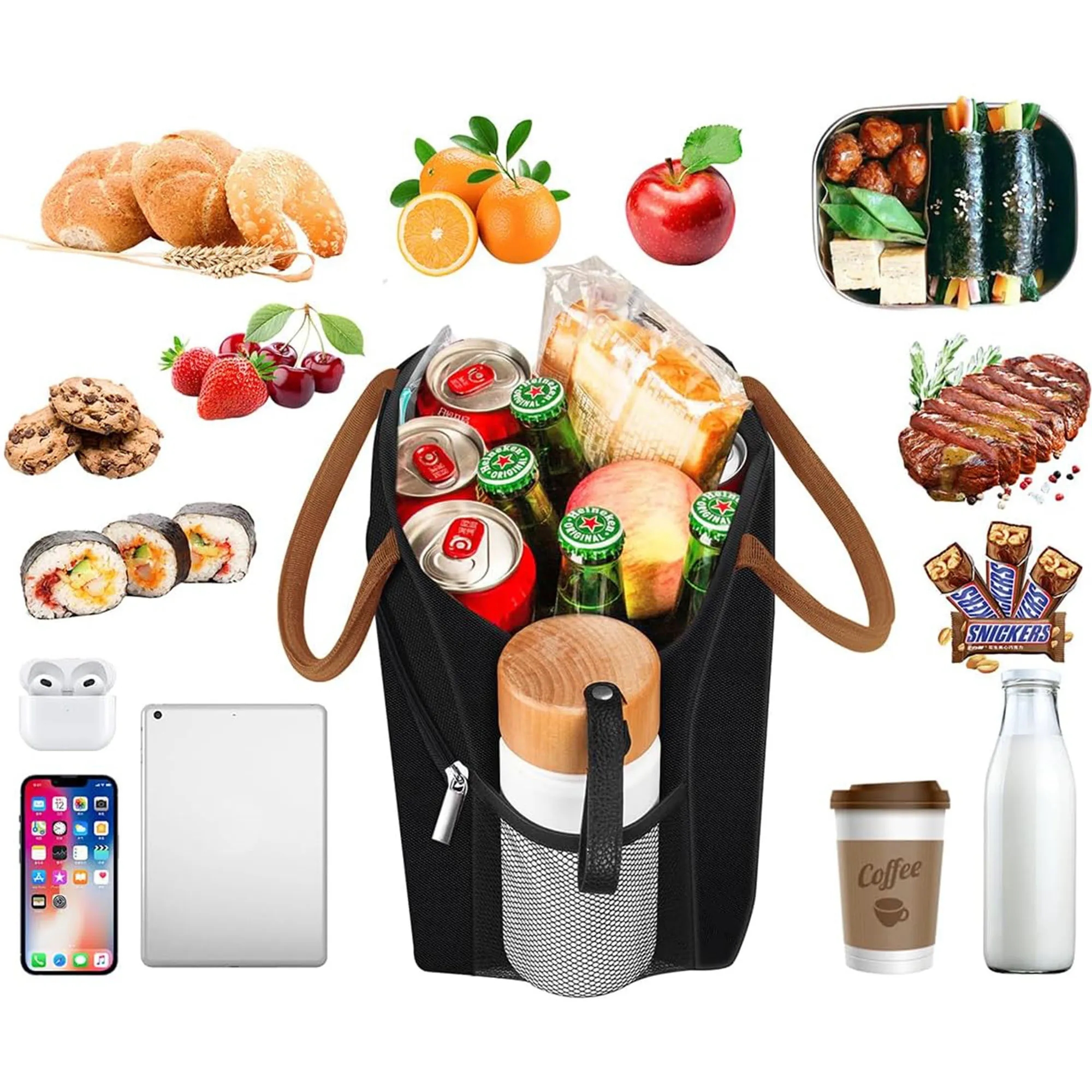 Insulated Cooler Lunch Bag 7