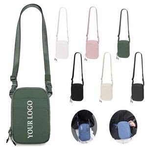 Women Phone Purse Small Nylon Crossbody Bag 2