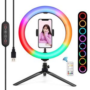 10-Inch RGB Ring Light Selfie Light Ring 1