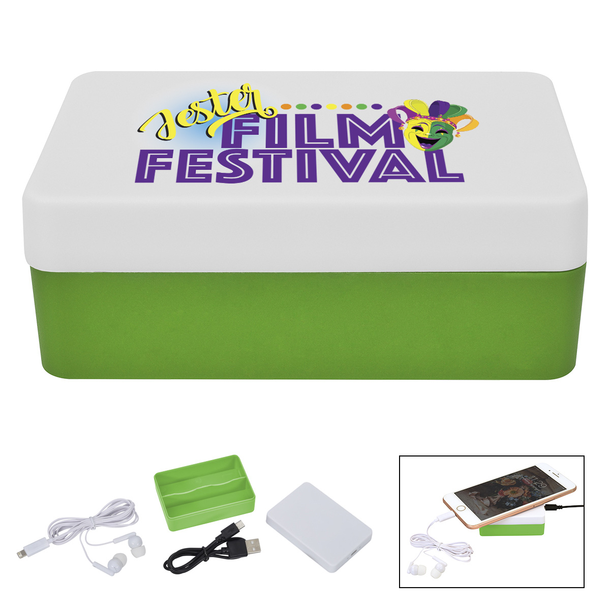 3-In-1 Stowaway Wireless Charging Kit With Earbuds 5