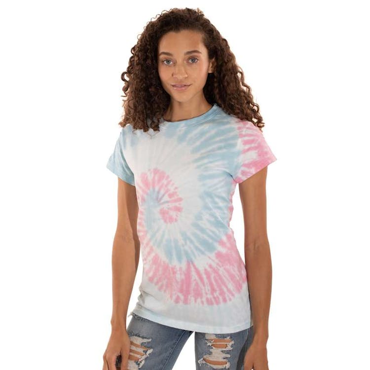 Women's T-Shirts - Spiral Tie Dye S-XL 1