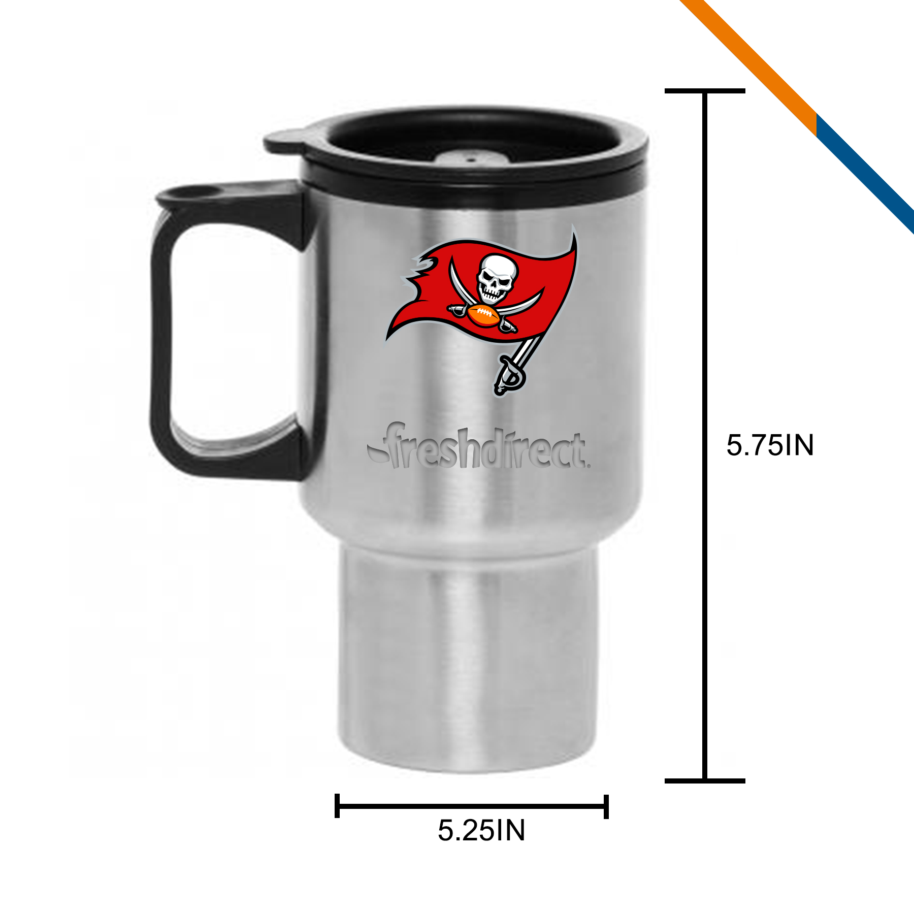 Kina Stainless Steel Travel Mug - 14 OZ. 2