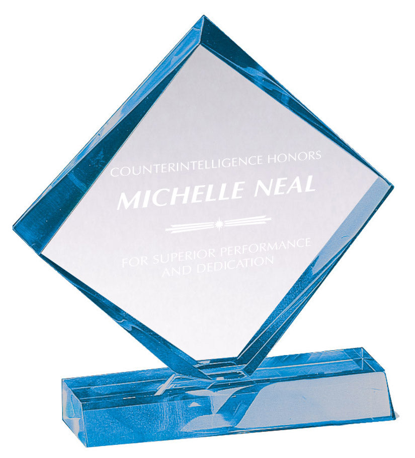 Lucite Award With Base 3