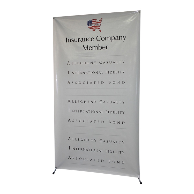X-Banner Replacement Graphic, - 34.75"W x 86"HVinyl for 36.5"W x 89.5"H 5