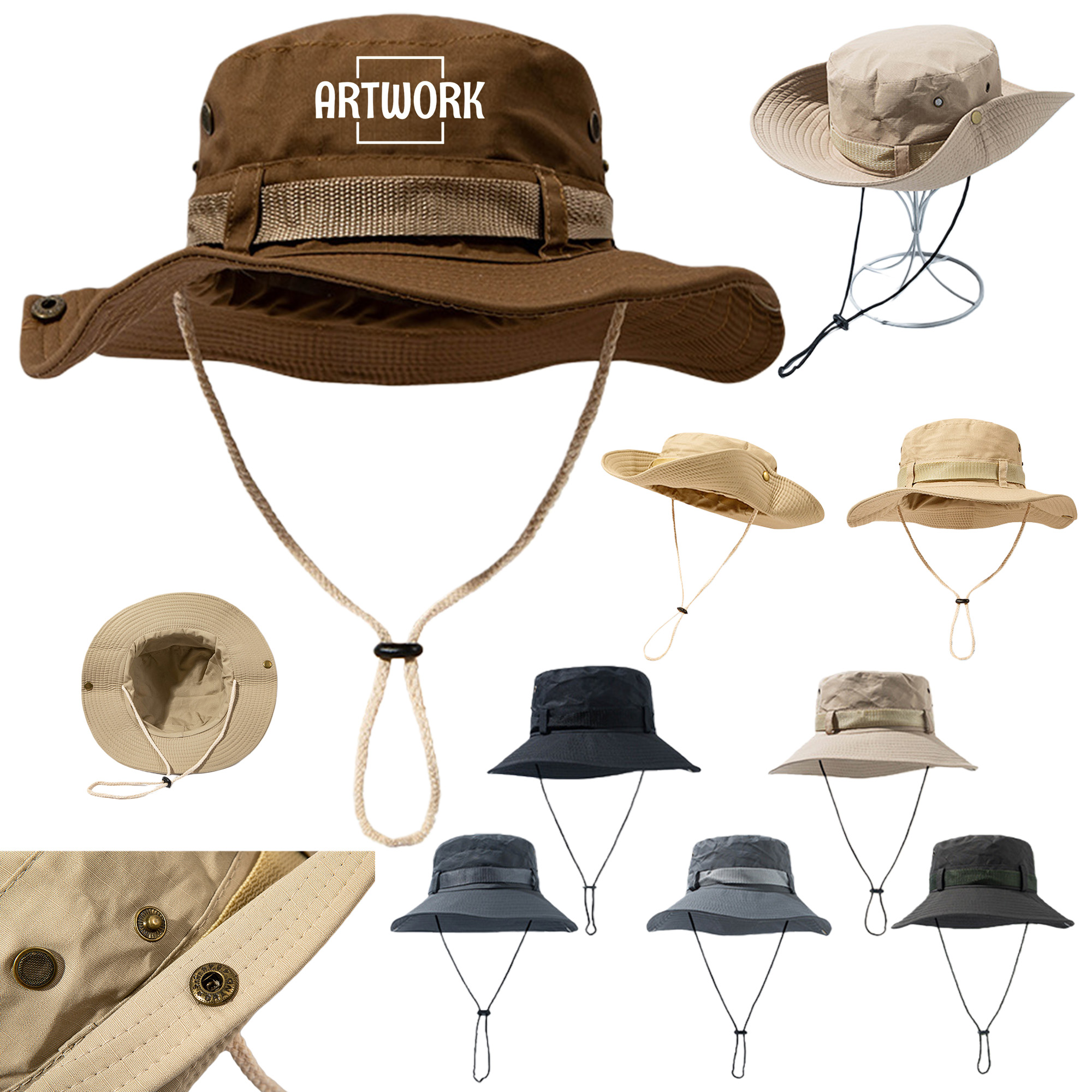 Portable Breathable Fishing Hat 6