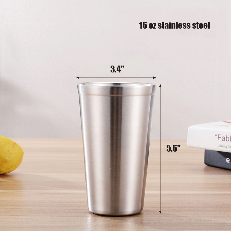 Custom 16 oz Stackable Stainless Steel Cups 2
