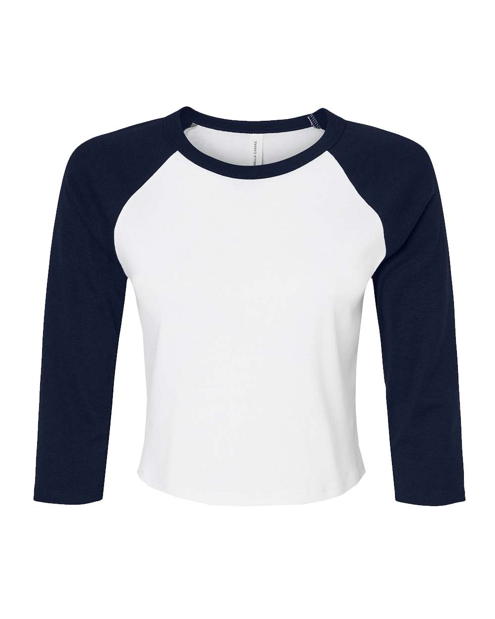 Women's Micro Rib Three-Quarter Raglan Sleeve Baby Tee - 1200 32