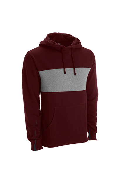 Premium Cotton Blocked Fleece Pullover Hoodie, custom hoodie or sweatshirt with logo imprint 33
