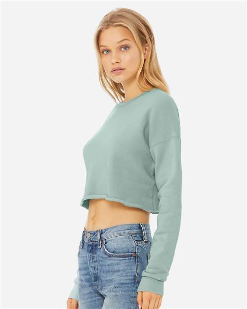Women's Crop Crewneck Sweatshirt - 7503 28