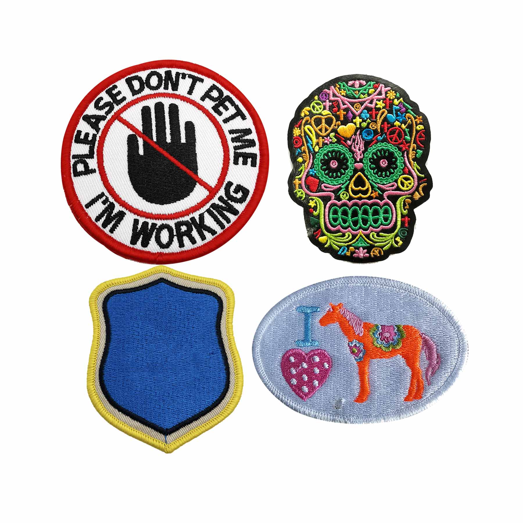 Custom Embroidered Patch With Velcro Back 3