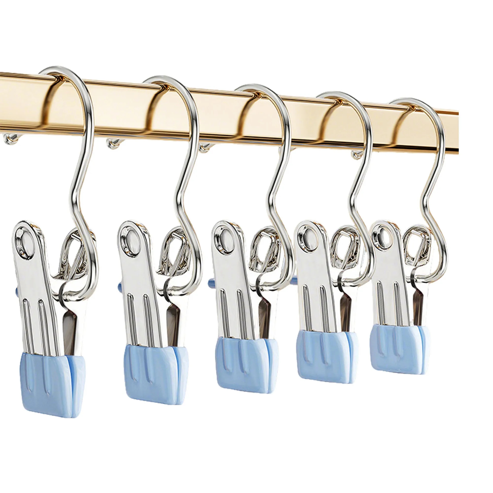 Stainless Steel Seamless Clothes Hanger Clip 4