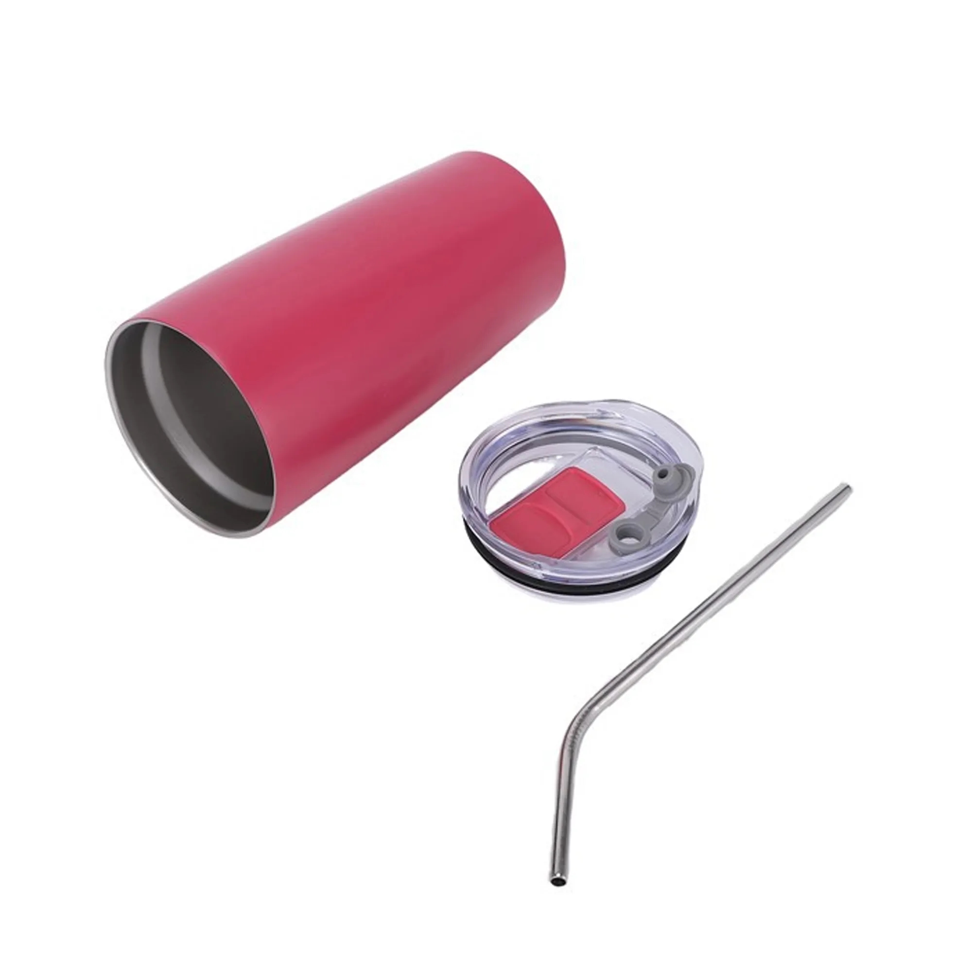 20oz Insulated Cup With Straw And Lid 4