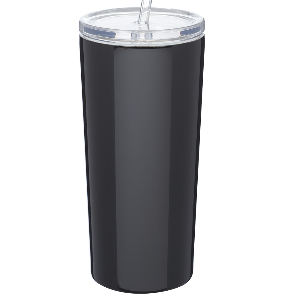16 oz. Mira Stainless Steel Tumblers with Straw