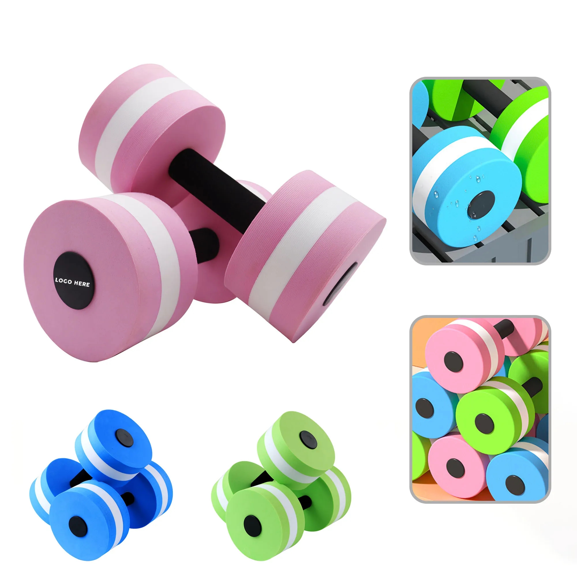 Floating Dumbbells On Water 3