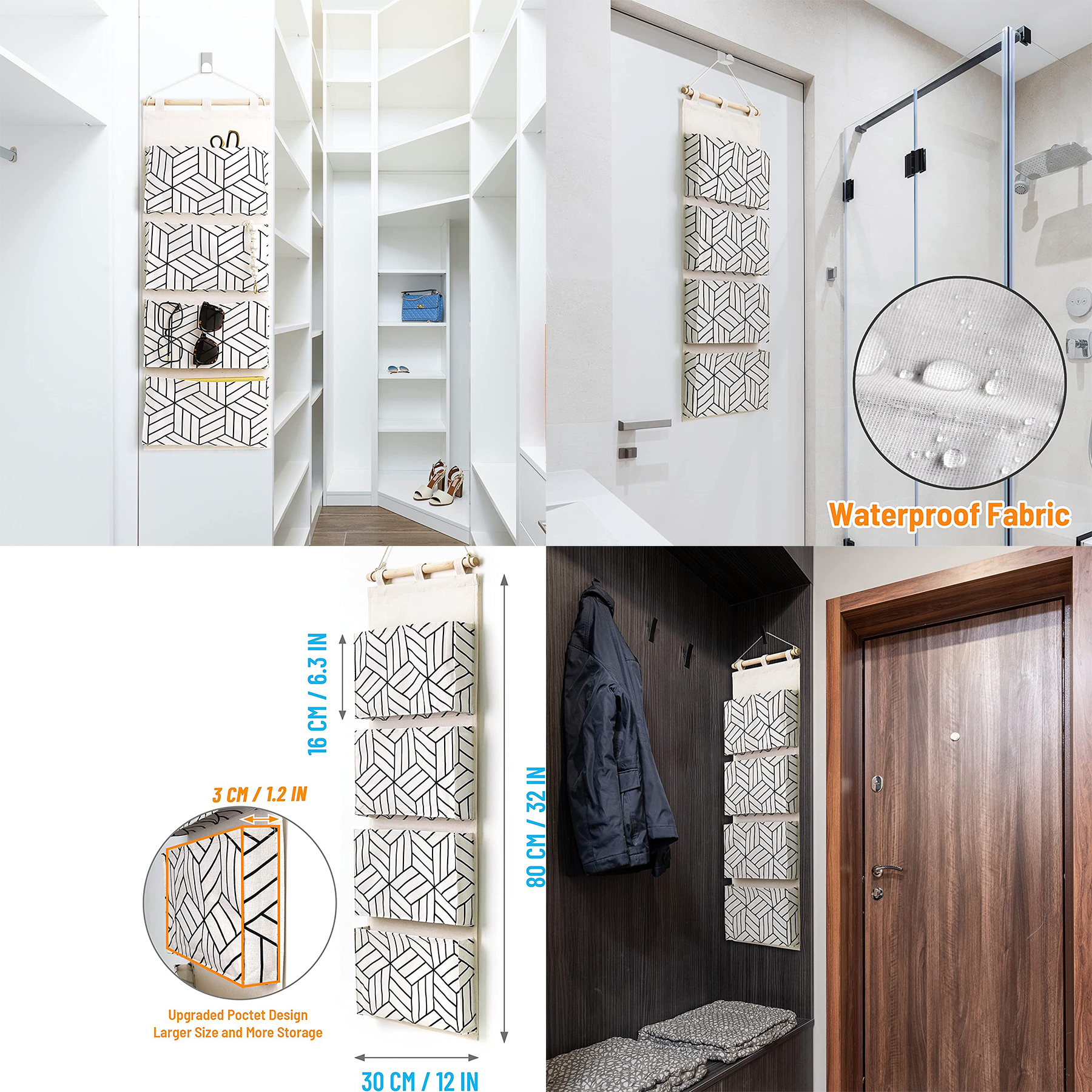 Over Door Hanging Storage Bag 2