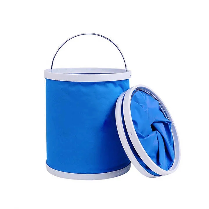 Car Wash Portable Collapsible Folding Bucket For Cleaning 4