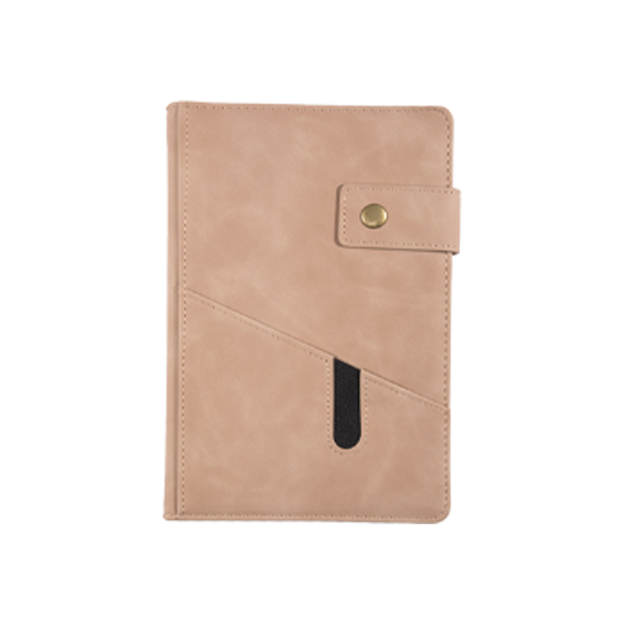 Polyurethane Customizable Leather Notebook Cover With Multi-Functional Pockets 8