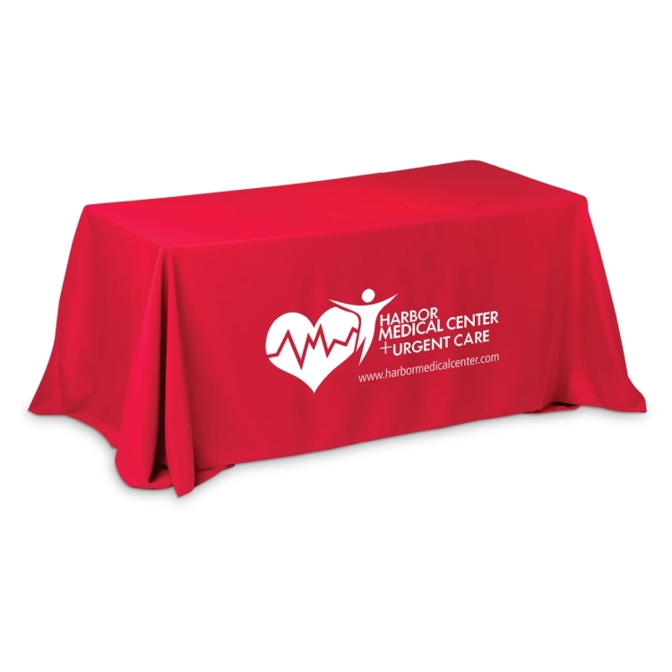 "Zenyatta Eight" 8 ft 4-Sided Throw Style Table Covers & Table Throws -Blanks / Fits 8 ft Table 29