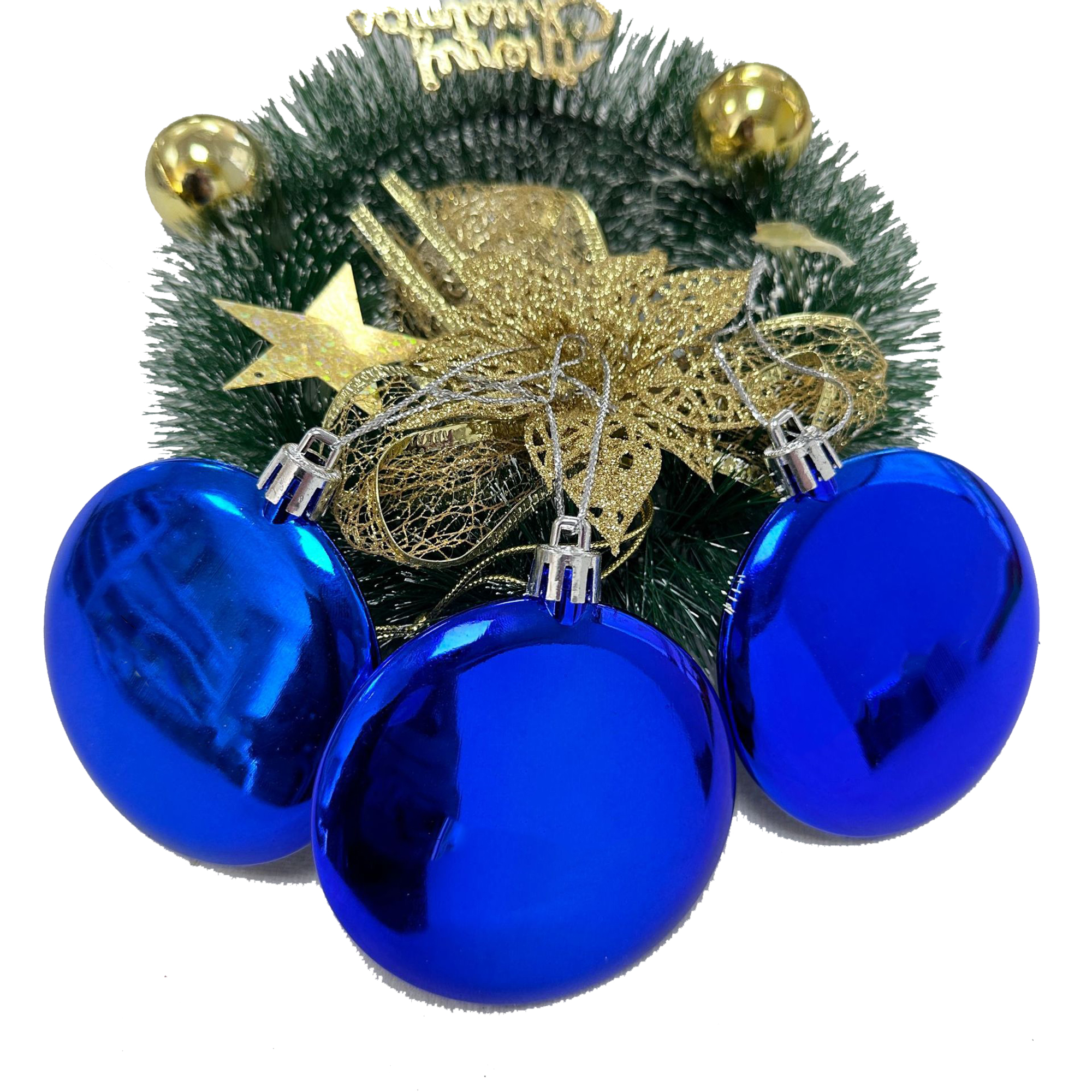 Flat Round Christmas Ornament 2