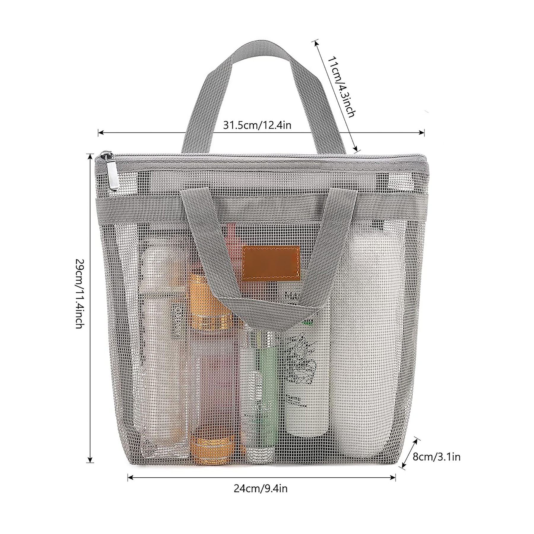 Mesh Shower Caddy Tote Bag 8