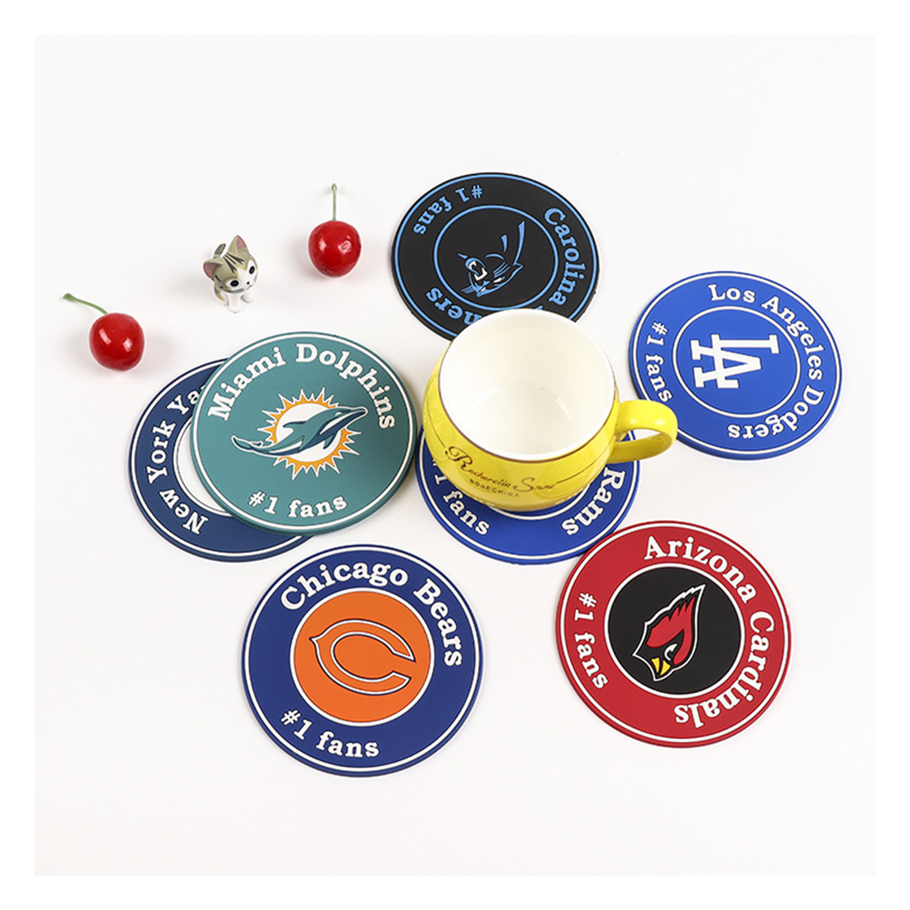 Engraved Pvc Coaster For Tableware 2