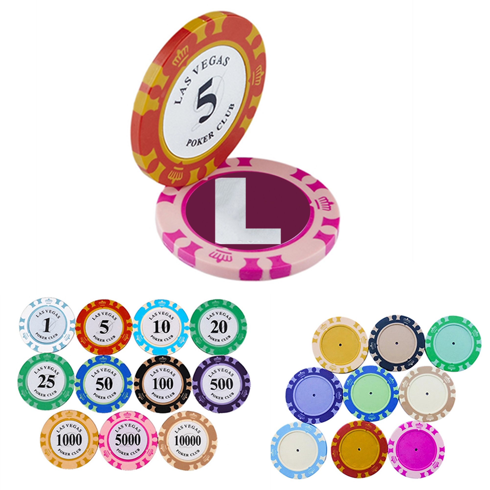 Stylish Nash Clay Poker Chips 3