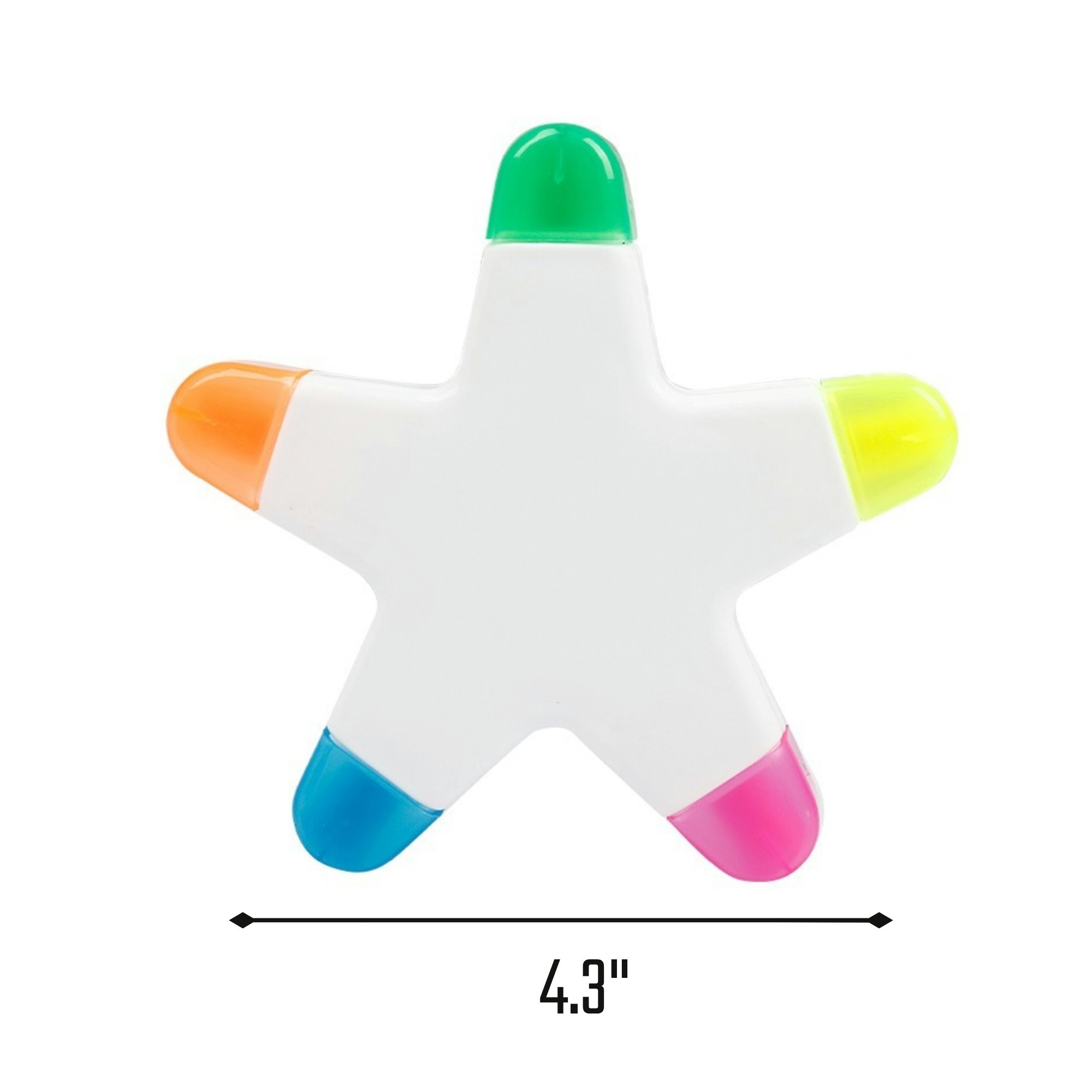 Five Color Star Shaped Highlighters 4