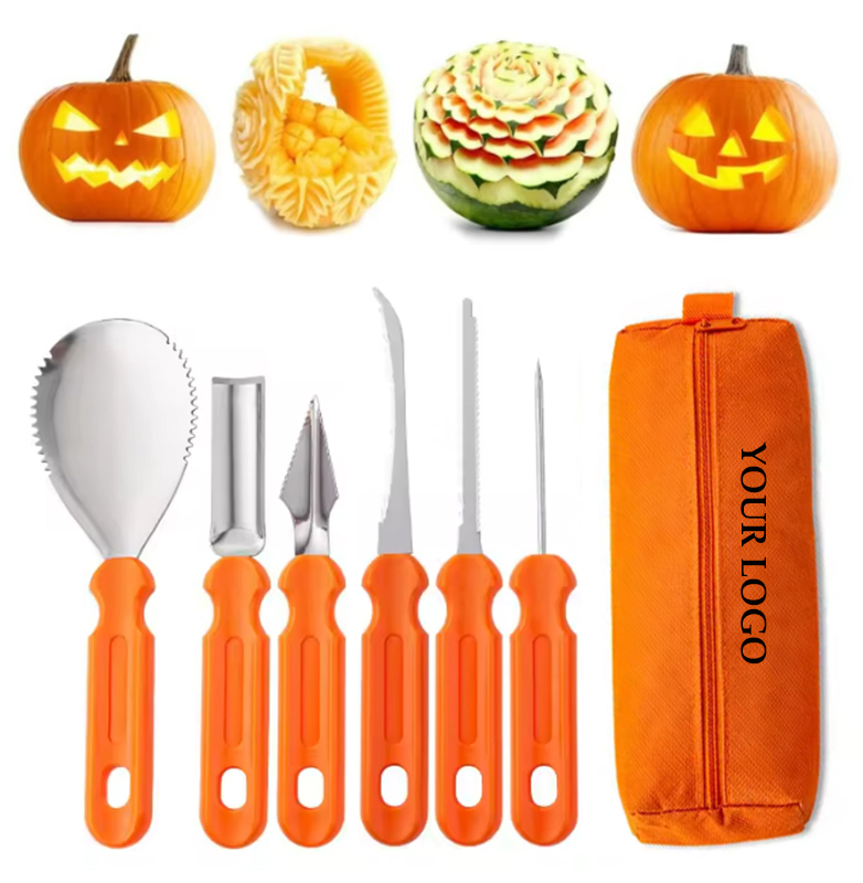 Halloween Pumpkin Carving Kit -6-Piece Set 3