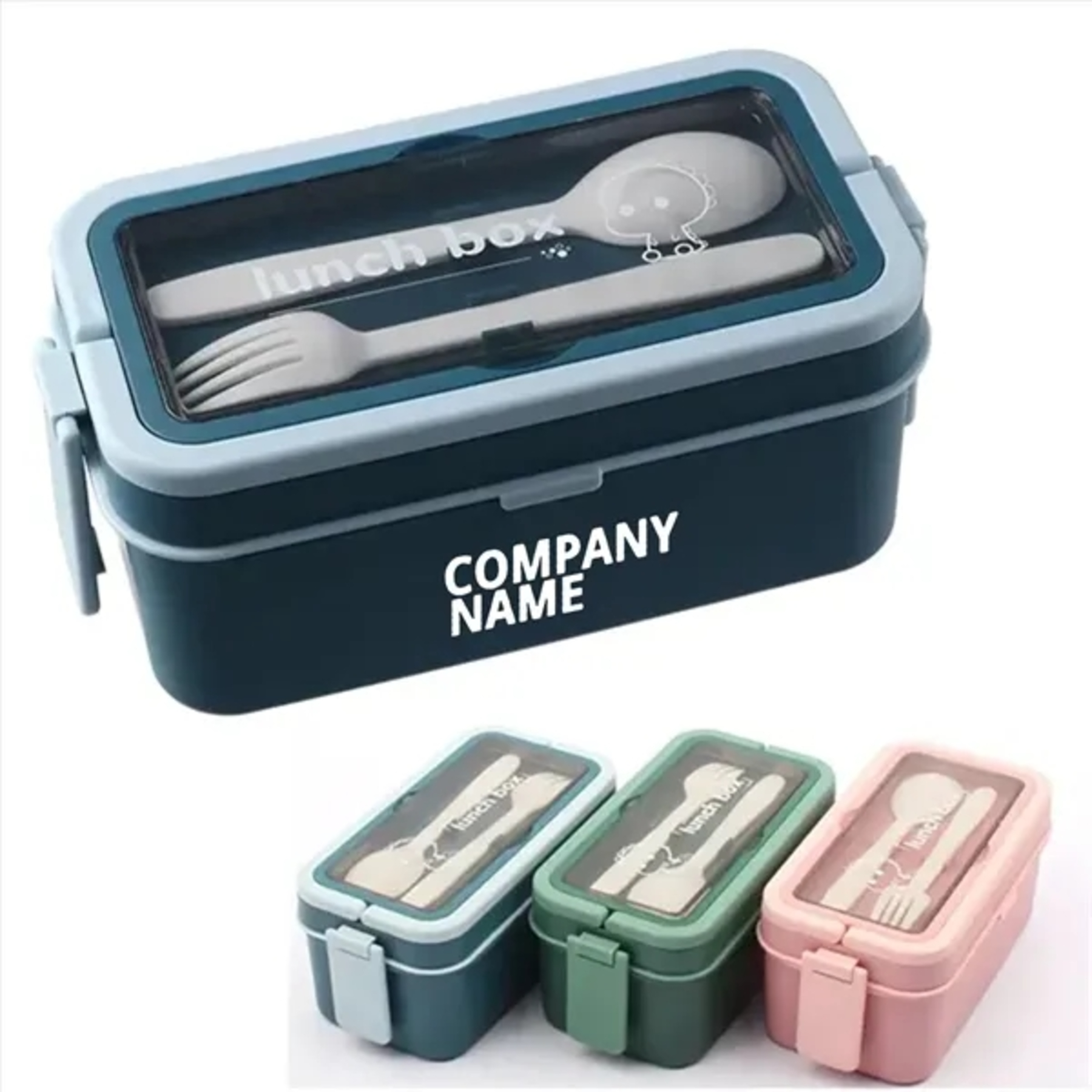 Leak-Proof Bento Lunch Box with Cutlery Set
2