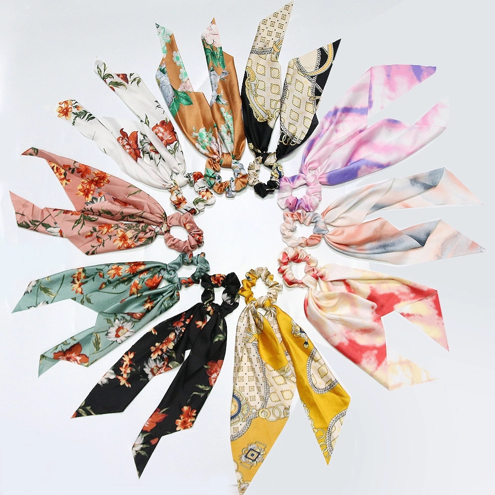 Full Color Hair Scrunchies 4