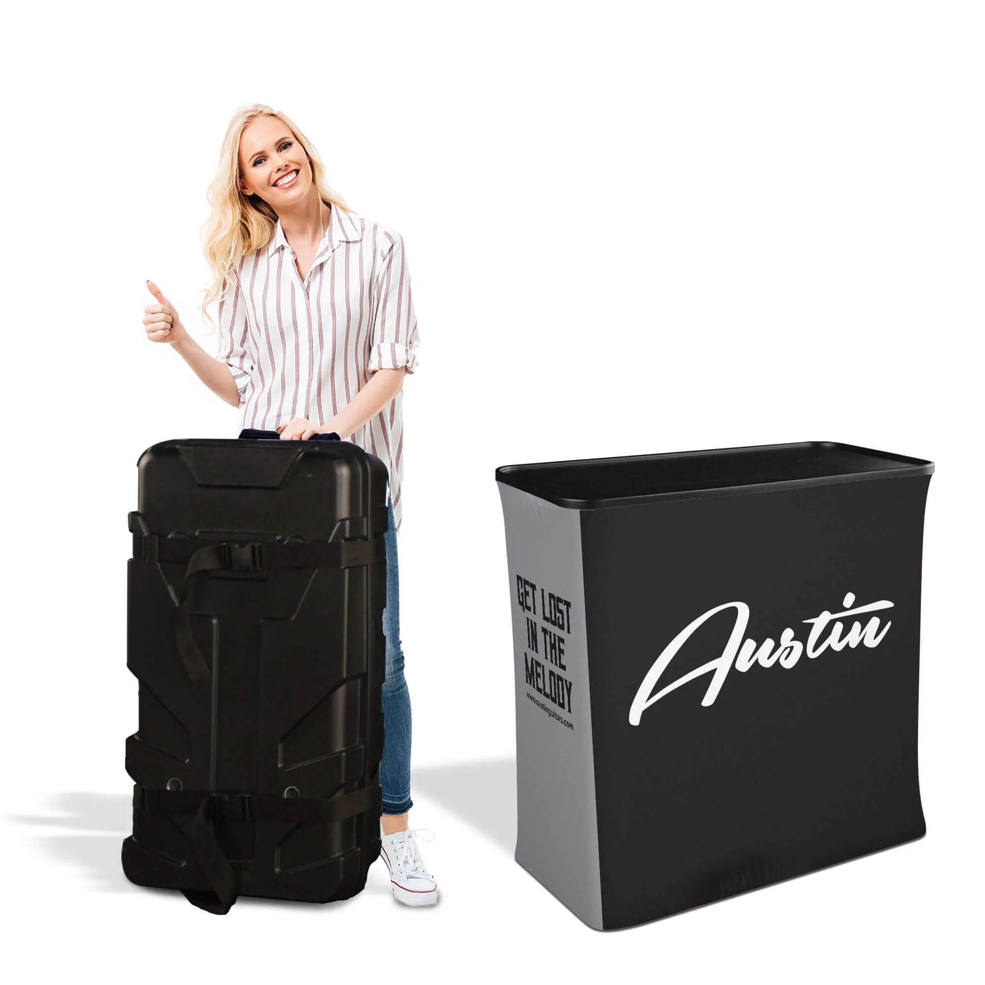 8ft Fastzip™ Trade Show Booth Value Package 5