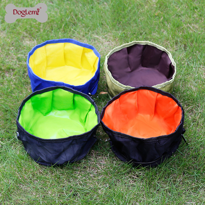 Oxford Portable Collapsible Waterproof Pet Bowl 3