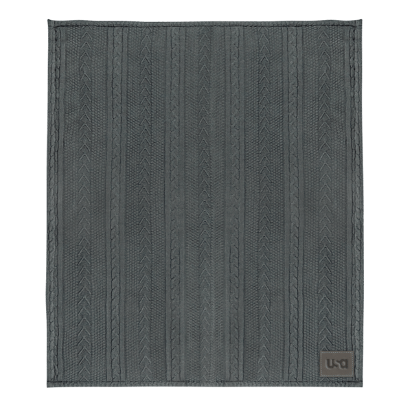 Cable Sherpa Blanket 48
