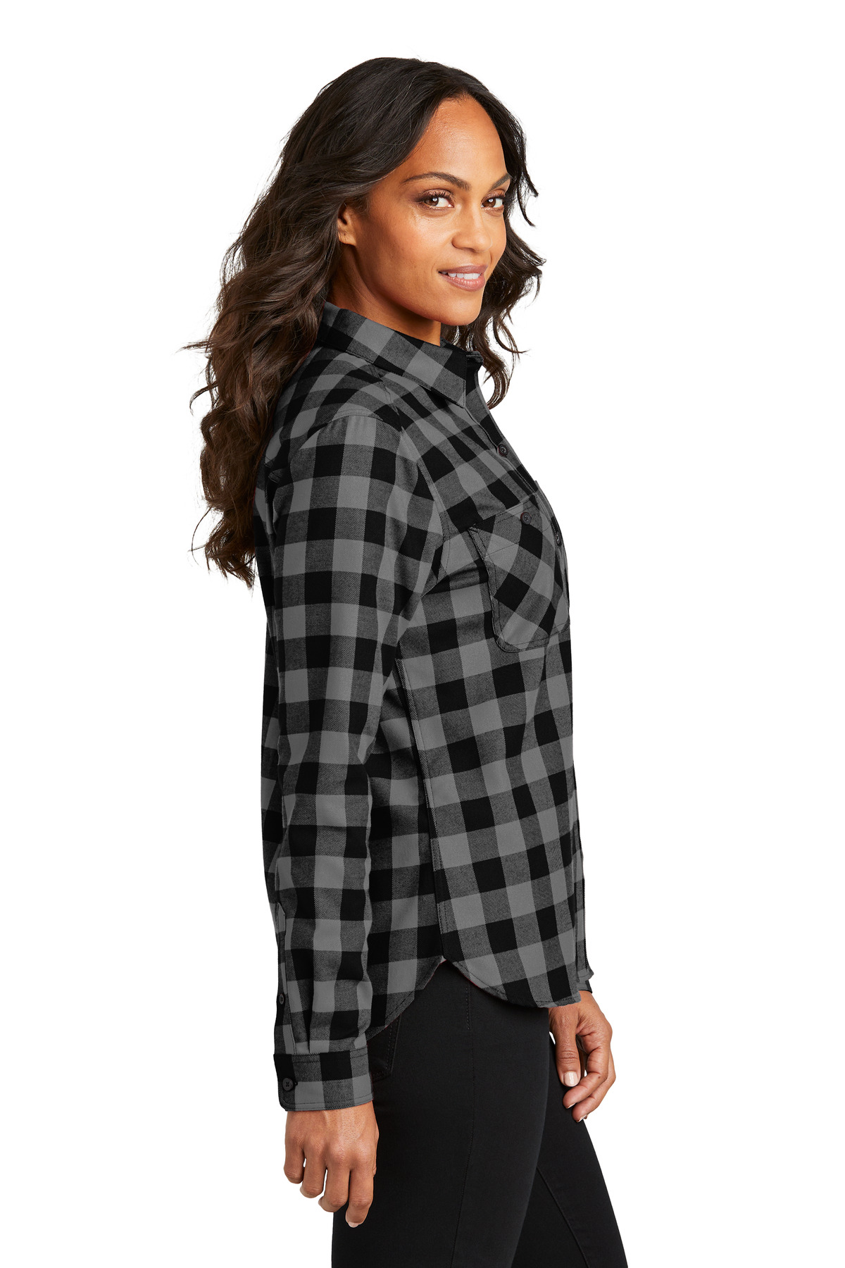 Women's Plaid Flannel Shirt