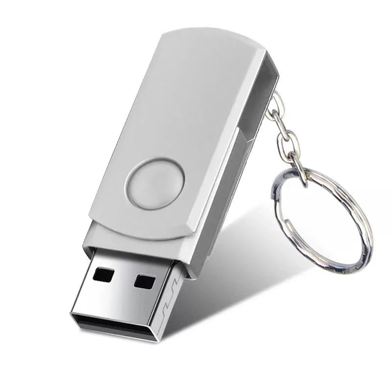 2 GB metal mini swivel usb drive 3