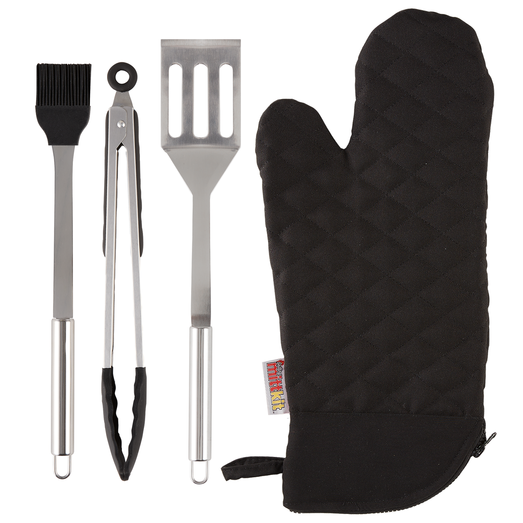 BBQ Grilling Mitt Kit 3