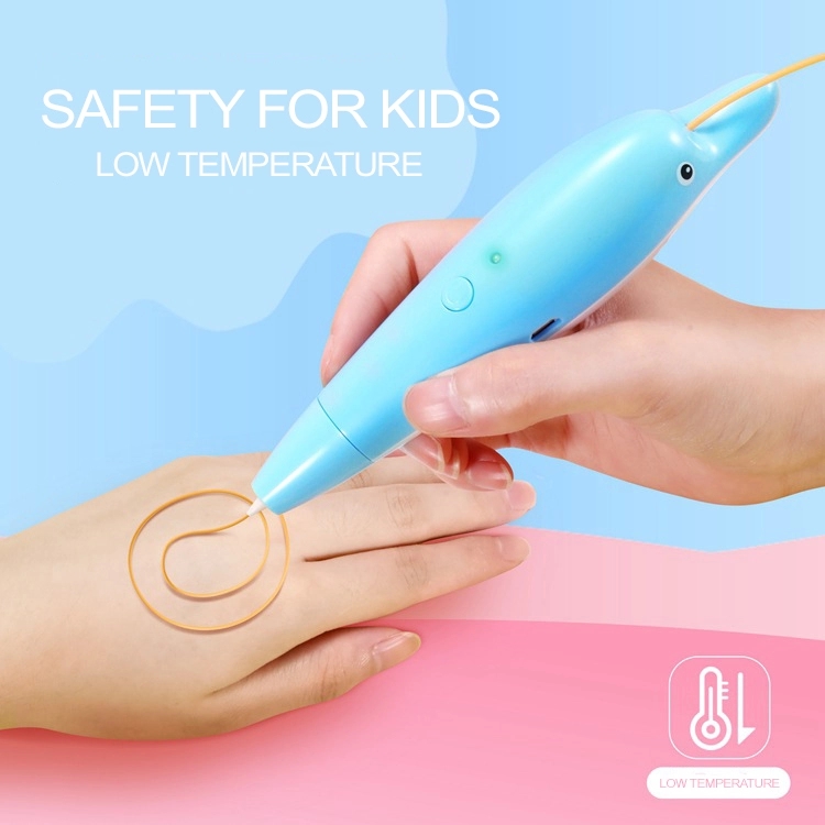 Dolphin 3D Drawing Printer Pen Kids Toys- rechargeable 4