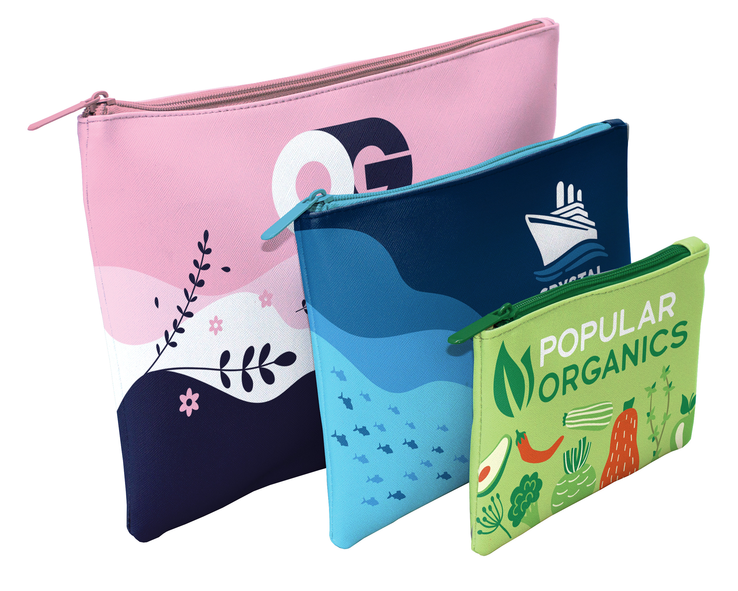 LVL Vegan Leather Large Flat Pouch