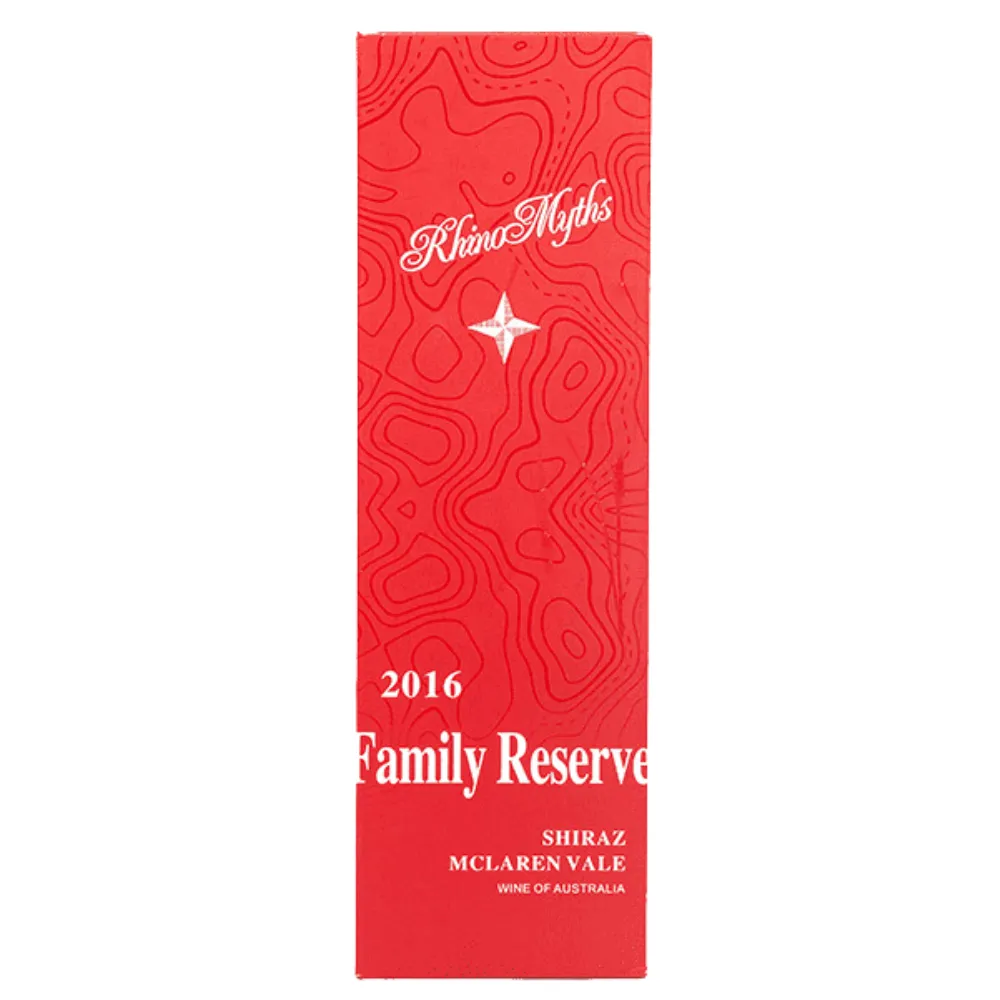 1-Bottle Red Carboard Wine Gift Box 3