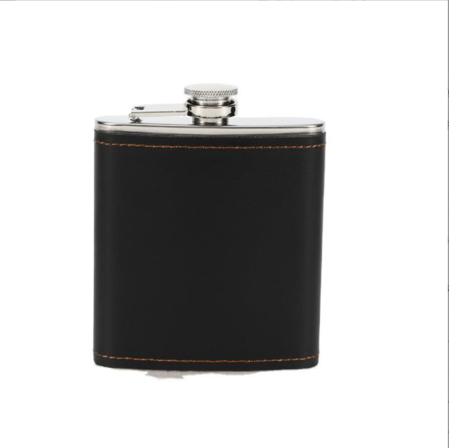 8 Oz Stainless Steel Flask, custom water bottle with logo imprint 2