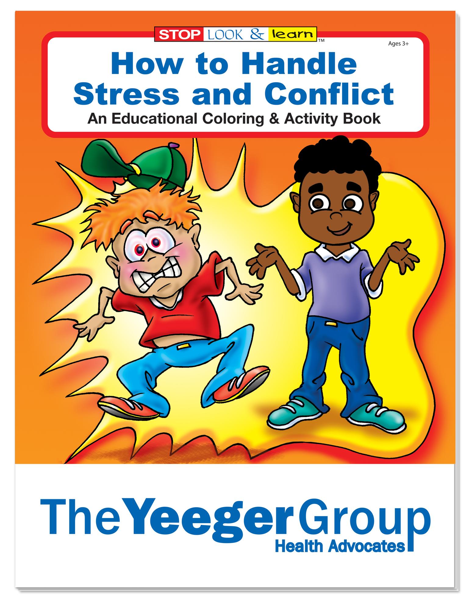 Good Value™ Coloring Book: How to Handle Stress and Conflict 4