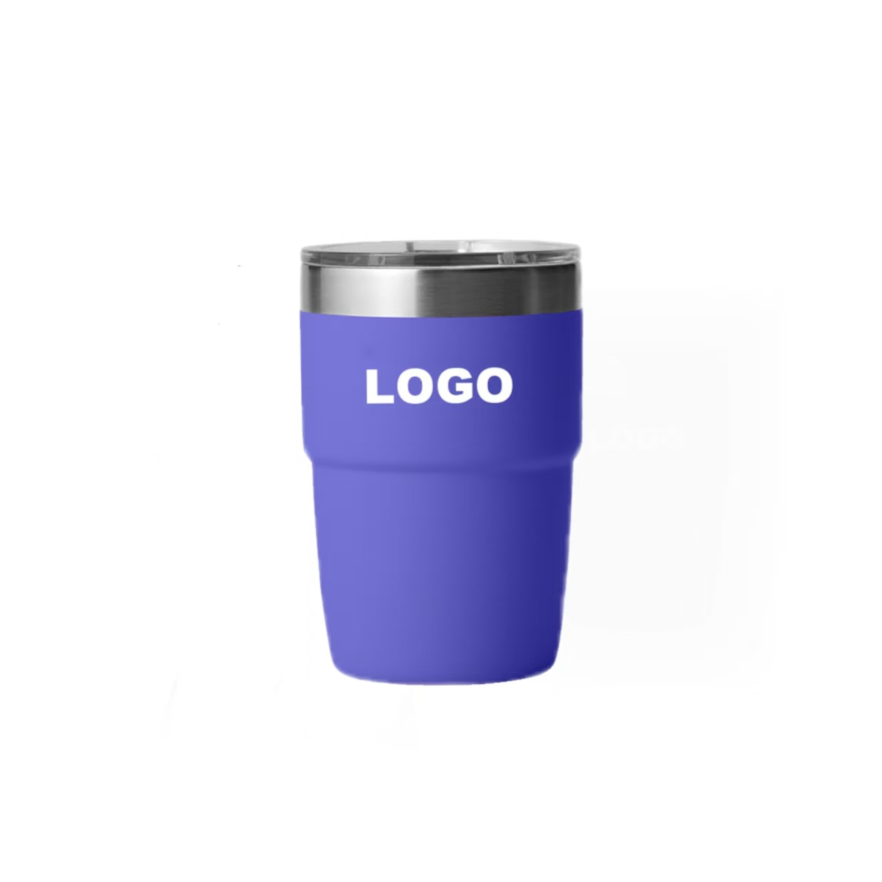 8 oz Stainless Steel Tumbler W/ Lid 2