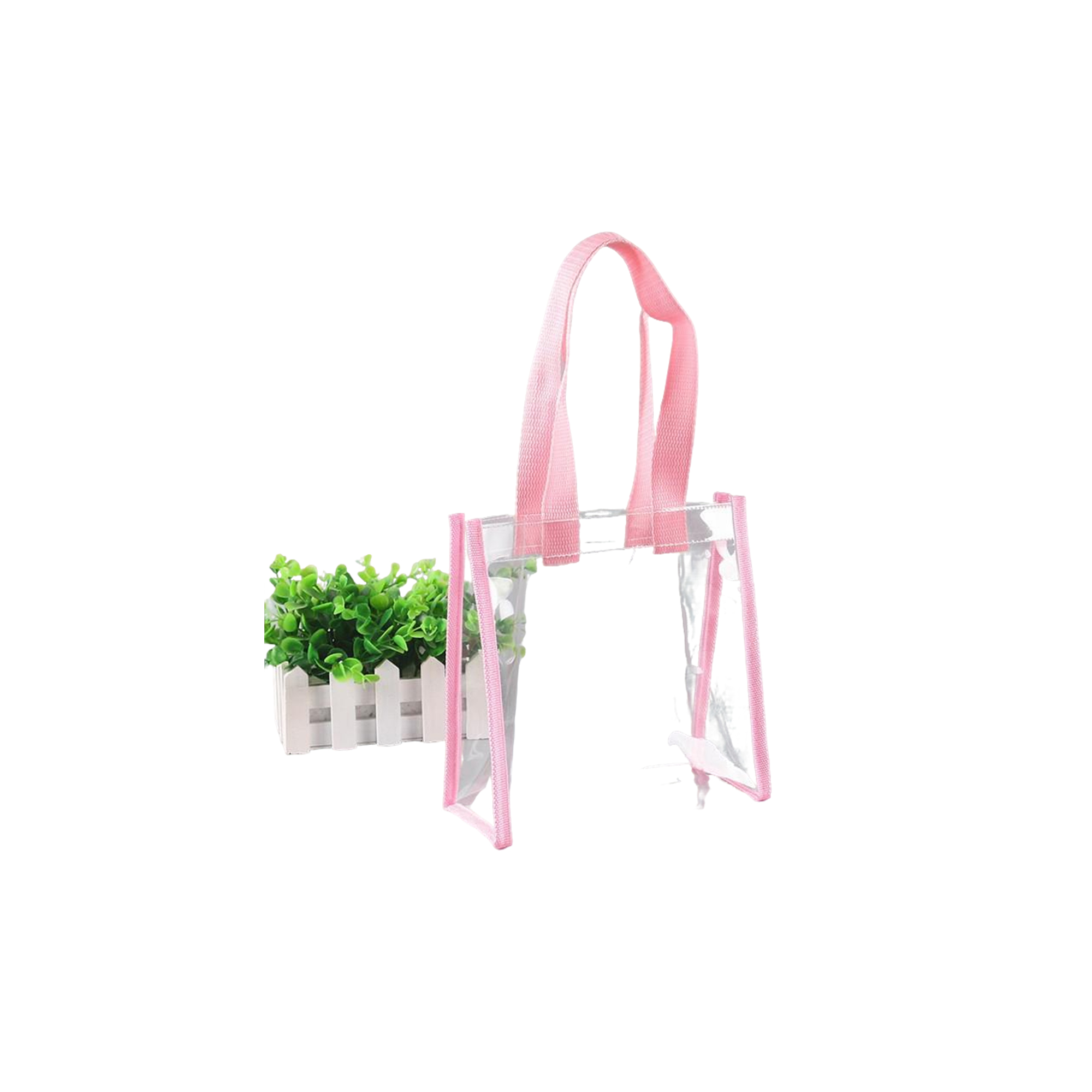 Clear Stadium Tote Bag With Handles 25