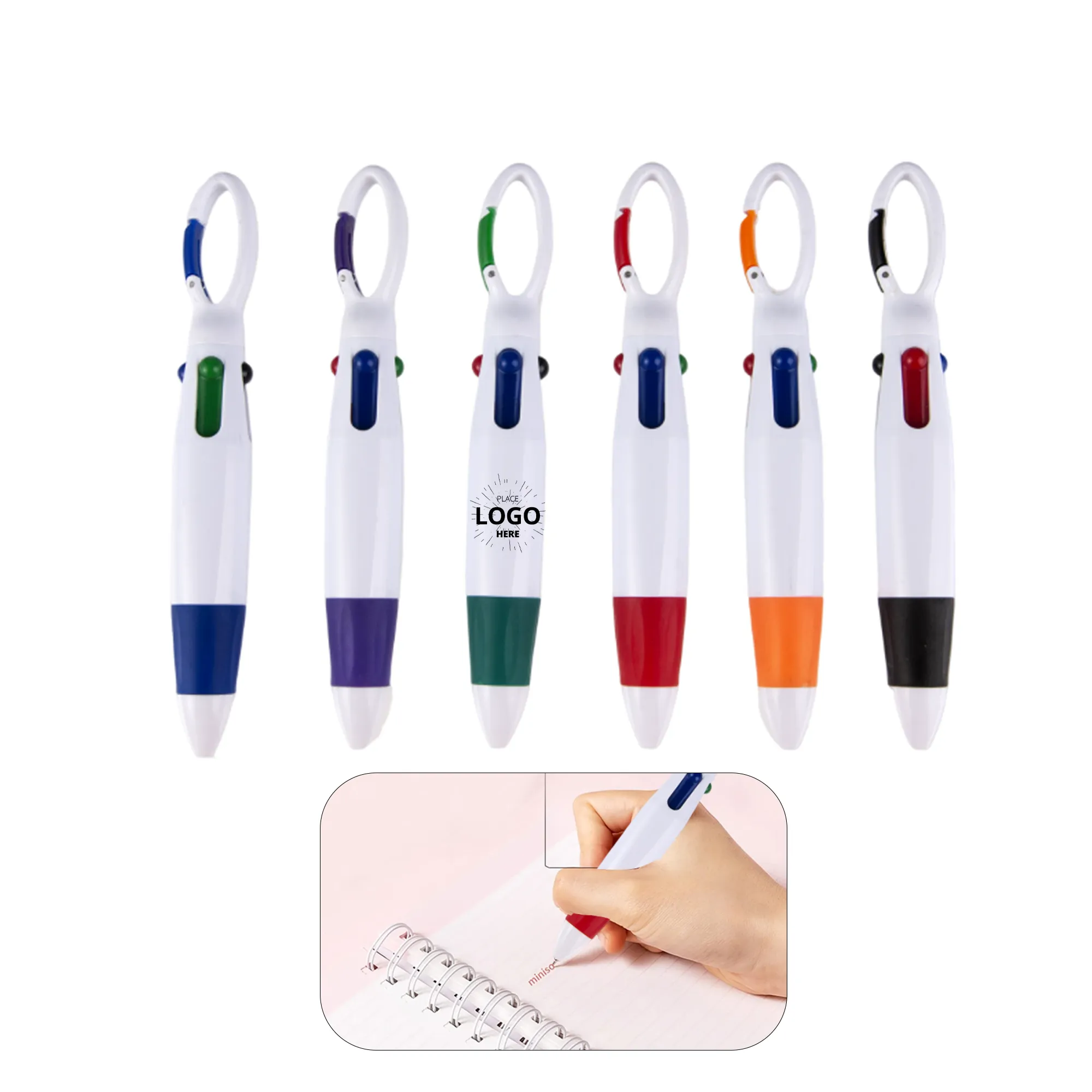 Four-Color Climbing Button Pen 1
